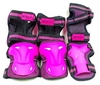 Защита детская для катания (наколенники, налокотники, перчатки) Kepai, розовая