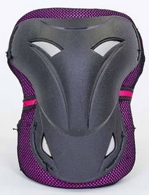 Защита для катания (наколенники, налокотники, перчатки) Kepai, фиолетовая - Фото №2