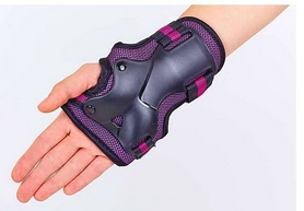 Защита для катания (наколенники, налокотники, перчатки) Kepai, фиолетовая - Фото №6