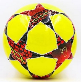 Мяч футбольный Star Champions Leagues, желто-красный, №4 - Фото №2