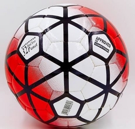 Мяч футбольный Star Euro-2016, красно-белый, №5 - Фото №2