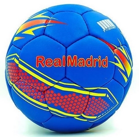 М'яч футбольний Star Madrid, синьо-помаранчевий, №5 - Фото №2