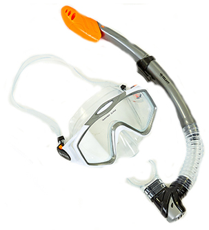 

Набор для плавания M153-SN124-PVC-WH (маска + трубка) - белый