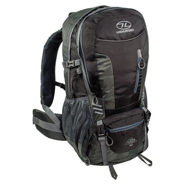 

Рюкзак туристический Highlander Hiker - черный, 40 л (924250)
