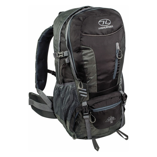 

Рюкзак туристический Highlander Hiker - черный, 30 л (924258)
