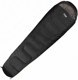 Мішок спальний (спальник) Highlander Sleepline Mummy - чорний, лівий, 250 / + 5 ° C (924263)