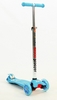Самокат детский трехколесный с наклоном руля Speed Micro Maxi C-4303-BL голубой
