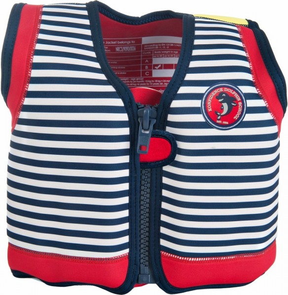

Жилет плавательный Original Konfidence Jacket Scoot синий в полоску - 4-5 г (KJ15-C-05)