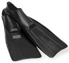 Ласты для плавания с закрытой пяткой Intex Large Super Sport Fins черные (55935-Blk)