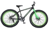 Велосипед горный фэтбайк Profi Power - 26", рама - 17", зелено-черный (1.0 S26.2)