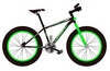 Велосипед горный фэтбайк Profi Power - 26", рама - 17", зелено-черный (1.0 S26.2) - Фото №2