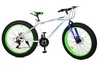 Велосипед горный фэтбайк Profi Power - 26", рама - 17", зелено-белый (1.0 S26.3)