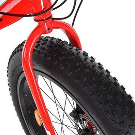 Велосипед горный фэтбайк Profi Power - 26", рама - 17", красный (1.0 S26.3) - Фото №5
