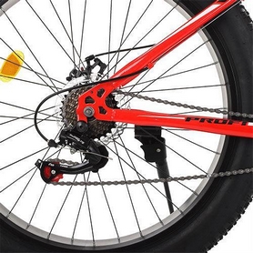 Велосипед горный фэтбайк Profi Power - 26", рама - 17", красный (1.0 S26.3) - Фото №7