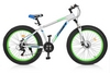Велосипед горный фэтбайк Profi Highpover - 26", рама - 17", бело-зеленый (2.0 A26.1)
