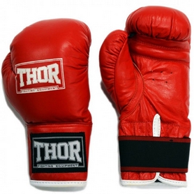 Рукавички боксерські дитячі Thor Junior Leather Red (513 Leather) - Фото №2