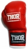 Перчатки боксерские детские Thor Junior Leather Red (513 PU) - Фото №3