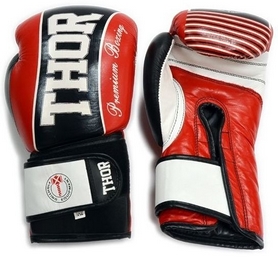 Перчатки боксерские Thunder Leather красный (529/13) - Фото №5