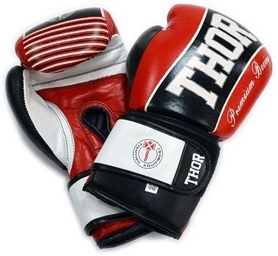 Перчатки боксерские Thunder Leather красный (529/13) - Фото №6