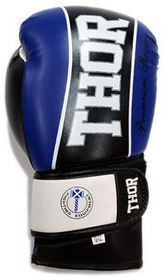 Перчатки боксерские Thunder PU синие (529/11) - Фото №3
