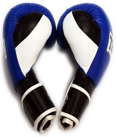 Перчатки боксерские Thunder PU синие (529/11) - Фото №5