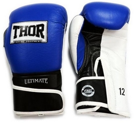 Перчатки боксерские Thor Ultimate Leather синие (551/03) - Фото №2