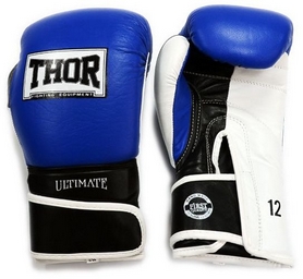 Перчатки боксерские Thor Ultimate PU синие (551/03) - Фото №3