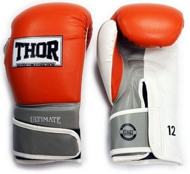 Перчатки боксерские Thor Ultimate PU оранжевые (551/04) - Фото №2