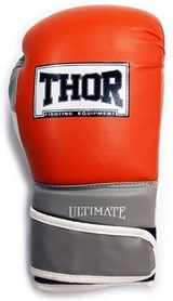 Перчатки боксерские Thor Ultimate PU оранжевые (551/04) - Фото №3