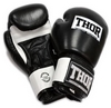 Перчатки боксерские Thor Sparring Leather Black/White (558)