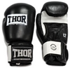 Перчатки боксерские Thor Sparring Leather Black/White (558) - Фото №2