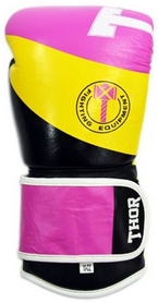 Рукавички боксерські Thor King Power Leather Pink (8003/01) - Фото №3