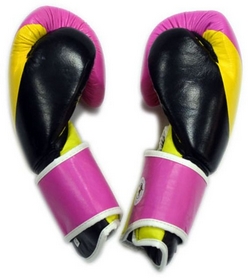 Рукавички боксерські Thor King Power Leather Pink (8003/01) - Фото №4
