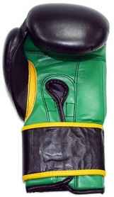 Перчатки боксерские Thor Shark Leather зеленые (8019/01) - Фото №4