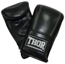 Перчатки снарядные Thor 605 Leather Black - Фото №4