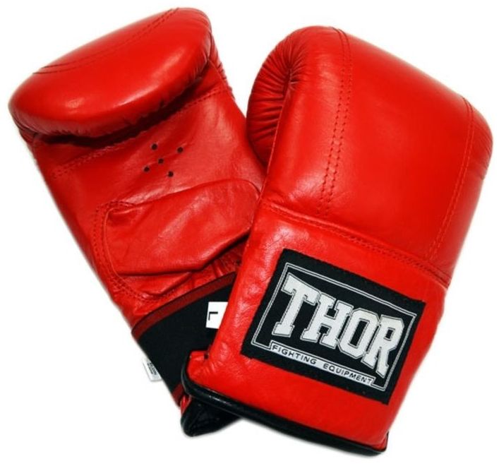 

Перчатки снарядные Thor 606 Leather красные, Красный