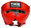 Шлем боксерский Thor 716 Leather red