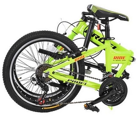 Велосипед складной Profi Ride A20.2 - 20", рама - 12", зеленый (G20RIDE A20.2) - Фото №3