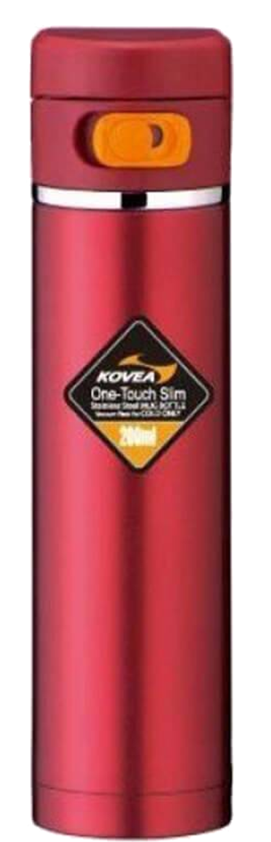

Термос Kovea One-touch Slim - красный, 200 мл (8806372096472)