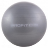 М'яч для фітнесу (фітбол) Profi - сірий, 65 см (M0276-1)