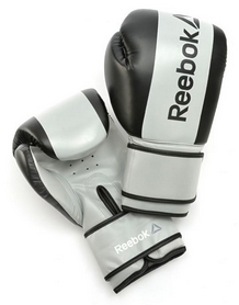 Перчатки боксерские Reebok Boxing Gloves серые (RSCB-GR) - Фото №2