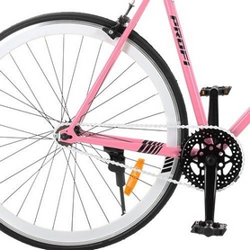 Велосипед горный Profi - 28", рама - 22", розовый (G56JOLLY S700C-4H) - Фото №3
