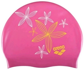 Шапочка для плавания детская Arena Sirene Hand Draw, розовая (91440-22) - Фото №2