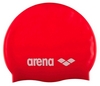 Шапочка для плавания Arena Classic Silicone, красная (91662-44)