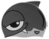 Шапочка для плавания детская Arena Awt Fish Cap, серая (91915-11)