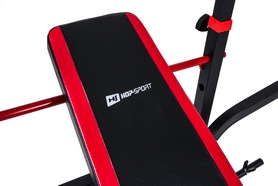 Скамья для жима Hop-Sport HS-1020 с партой и тягой + набор Premium, 99 кг - Фото №7