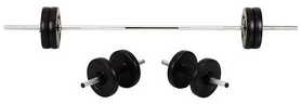 Скамья для жима Hop-Sport HS-1080 с партой и тягой + набор Premium, 40 кг - Фото №4
