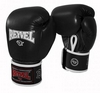 Перчатки боксерские из натуральной кожи Reyvel - черные (BPRY002-BK)