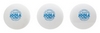 Набір м'ячів для настільного тенісу Joola Flash 3 * - білі, 6 шт (40041J) - Фото №2