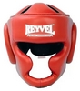 Шлем боксерский виниловый тренировочный Reyvel - красный (SHRY003-RD)